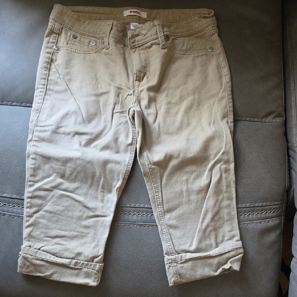 Tan Bongo Capri Pants - Size 11 - Picture 1 of 10